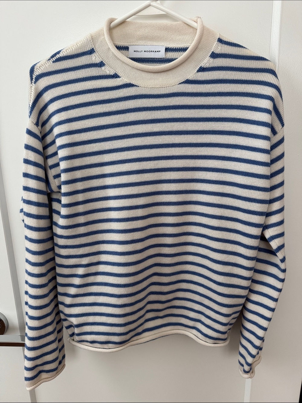 Molly Moorkamp Nina striped nautical crewneck sweater